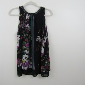 Bisou Bisou Woman's Mock Collar Tank